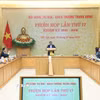 Thủ tướng Phạm Minh Chính chủ trì phiên họp lần thứ 17 của Hội đồng Thi đua-Khen thưởng Trung ương. (Ảnh: Dương Giang/TTXVN)