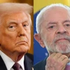 Tổng thống Mỹ Donald Trump (trái) và Tổng thống Brazil Luiz Inacio Lula da Silva. (Nguồn: Nurphoto)