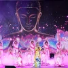 Các tiết mục đặc sắc trong chương trình nghệ thuật “Vu Lan-Đạo hiếu & Dân tộc.' (Ảnh: Minh Đức/TTXVN)
