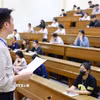 Thí sinh dự thi đánh giá năng lực. (Ảnh: Thanh Tùng/TTXVN)