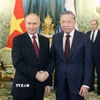 Tổng Bí thư Tô Lâm và Tổng thống Nga Vladimir Putin. (Ảnh: Thống Nhất/TTXVN)