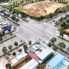 Điểm giao đường Vành đai 4 Thành phố Hồ Chí Minh với đường Mỹ Phước-Tân Vạn. (Ảnh: Hồng Đạt/TTXVN)