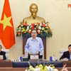 Chủ tịch Quốc hội Trần Thanh Mẫn phát biểu khai mạc. (Ảnh: Doãn Tấn/TTXVN)