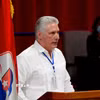 Chủ tịch Cuba Miguel Díaz‑Canel. (Ảnh: THX/TTXVN)