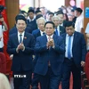 Thủ tướng Phạm Minh Chính dự và chỉ đạo Đại hội. (Ảnh: Dương Giang/TTXVN)