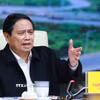 Thủ tướng Phạm Minh Chính chủ trì Phiên họp thứ 16 Ban Chỉ đạo các công trình trọng điểm ngành giao thông. (Ảnh: Dương Giang/TTXVN)