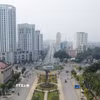 Một góc trung tâm hành chính tỉnh Thái Nguyên hiện nay. (Ảnh: Hoàng Nguyên/TTXVN)