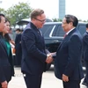 Thủ tướng Phạm Minh Chính rời Hà Nội, lên đường thăm chính thức Liên bang Nga. (Ảnh: Dương Giang/TTXVN)