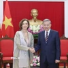 Tổng Bí thư Tô Lâm tiếp Tổng Giám đốc UNESCO Audrey Azoulay. (Ảnh: Thống Nhất/TTXVN)
