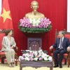 Tổng Bí thư Tô Lâm tiếp Tổng Giám đốc UNESCO Audrey Azoulay. (Ảnh: Thống Nhất/TTXVN)
