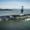Tàu sân bay USS Gerald R. Ford. (Nguồn: Getty Images)