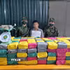 Lực lượng Bộ đội Biên phòng Quảng Trị đấu tranh thành công chuyên án "khủng" về ma túy, thu giữ 500kg ma túy các loại. (Ảnh: TTXVN phát)