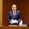 Chủ tịch Quốc hội Trần Thanh Mẫn chủ trì điều hành chất vấn. (Ảnh: Doãn Tấn/TTXVN)