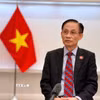 Ủy viên Bộ Chính trị, Bộ trưởng Bộ Ngoại giao Lê Hoài Trung. (Ảnh: TTXVN phát)