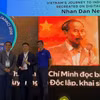 Nhà báo Nguyễn Hoàng Nhật, Phó Trưởng Ban Nhân Dân điện tử đại diện Báo Nhân Dân nhận giải thưởng tại giải Báo chí Kỹ thuật số châu Á (Digital Media Award Asia) 2026. (Nguồn: Báo Nhân Dân)