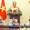 Chủ tịch Quốc hội Trần Thanh Mẫn phát biểu. (Ảnh: Doãn Tấn/TTXVN)