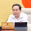 Chủ tịch Quốc hội Trần Thanh Mẫn phát biểu. (Ảnh: Doãn Tấn/TTXVN)