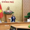 Thủ tướng Phạm Minh Chính chủ trì Phiên họp Chính phủ chuyên đề về xây dựng pháp luật tháng 8 năm 2025. (Ảnh: Dương Giang/TTXVN)
