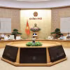 Thủ tướng chủ trì Phiên họp Chính phủ chuyên đề về xây dựng pháp luật tháng 6 năm 2025. (Ảnh: Dương Giang/TTXVN)