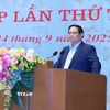 Thủ tướng Phạm Minh Chính chủ trì phiên họp. (Ảnh: Dương Giang/TTXVN)