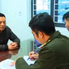 Đối tượng Toàn tại cơ quan công an. (Ảnh do công an cung cấp)