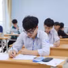 Thí sinh làm bài thi. (Ảnh: Quý Trung/TTXVN)