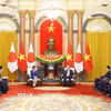 Tổng Bí thư, Chủ tịch nước Tô Lâm tiếp Thủ tướng Nhật Bản Takaichi Sanae. (Ảnh: Thống Nhất/TTXVN)