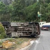 Hiện trường vụ tại nạn. (Ảnh: TTXVN phát)