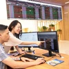 Khách hàng giao dịch chứng khoán. (Ảnh: Trần Việt/TTXVN)