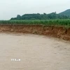 Sạt lở bờ sông ở Thanh Hóa. (Ảnh minh họa. Nguồn: TTXVN)
