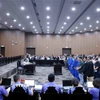 Quang cảnh phiên toà xét xử. (Ảnh: Phạm Kiên/TTXVN)