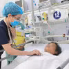 Sản phụ tiếp tục được các bác sỹ theo dõi. (Ảnh do bệnh viện cung cấp)