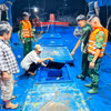 Lực lượng chức năng kiểm tra, phát hiện một tàu cá vận chuyển dầu trái phép trên biển. (Ảnh minh họa. Nguồn: TTXVN)