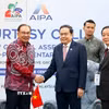 Chủ tịch Quốc hội Trần Thanh Mẫn hội kiến Thủ tướng Malaysia Anwar Ibrahim. (Ảnh: Doãn Tấn/TTXVN)