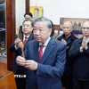 Tổng Bí thư Tô Lâm tới dâng hương tưởng niệm Thủ tướng Chính phủ Phạm Văn Đồng. (Ảnh: Thống Nhất/TTXVN)