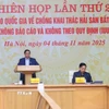 Thủ tướng Phạm Minh Chính chủ trì Phiên họp thứ 20 của Ban Chỉ đạo Quốc gia về chống khai thác hải sản bất hợp pháp. (Ảnh: Dương Giang/TTXVN)