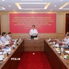 Ông Nguyễn Trọng Nghĩa phát biểu chỉ đạo tại buổi làm việc. (Ảnh: Thành Phương/TTXVN)