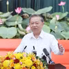 Tổng Bí thư Tô Lâm phát biểu. (Ảnh: Thống Nhất/TTXVN)