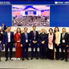 Đoàn đại biểu Việt Nam tại Kỳ họp lần thứ 43 Đại hội đồng UNESCO. (Ảnh: TTXVN phát)