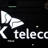 Biểu tượng của SK Telecom. (Ảnh: AFP/TTXVN)