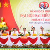 Đoàn Chủ tịch Đại hội. (Ảnh: Minh Phú/TTXVN)