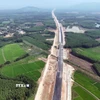 Một đoạn cao tốc Bắc-Nam phía Đông. (Ảnh: Hữu Quyết/TTXVN)