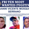 Mỹ treo thưởng việc bắt giữ Giovanni Vicente Mosquera Serrano. (Nguồn: FBI)