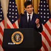 Tân Chủ tịch Cục Dự trữ Liên bang Mỹ Kevin Warsh phát biểu tại lễ tuyên thệ nhậm chức ở Washington DC., ngày 22/5/2026. (Ảnh: Anadolu Agency/TTXVN)