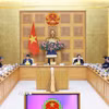 Phiên họp thứ tư của Ban Chỉ đạo rà soát, xử lý vướng mắc trong hệ thống văn bản quy phạm pháp luật. (Ảnh: Dương Giang/TTXVN)