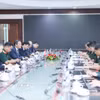 Quang cảnh buổi làm việc. (Ảnh: Xuân Tú/TTXVN)