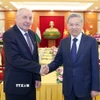 Tổng Bí thư Tô Lâm hội kiến Tổng thống Hungary Sulyok Tamas thăm chính thức Việt Nam. (Ảnh: Thống Nhất/TTXVN)