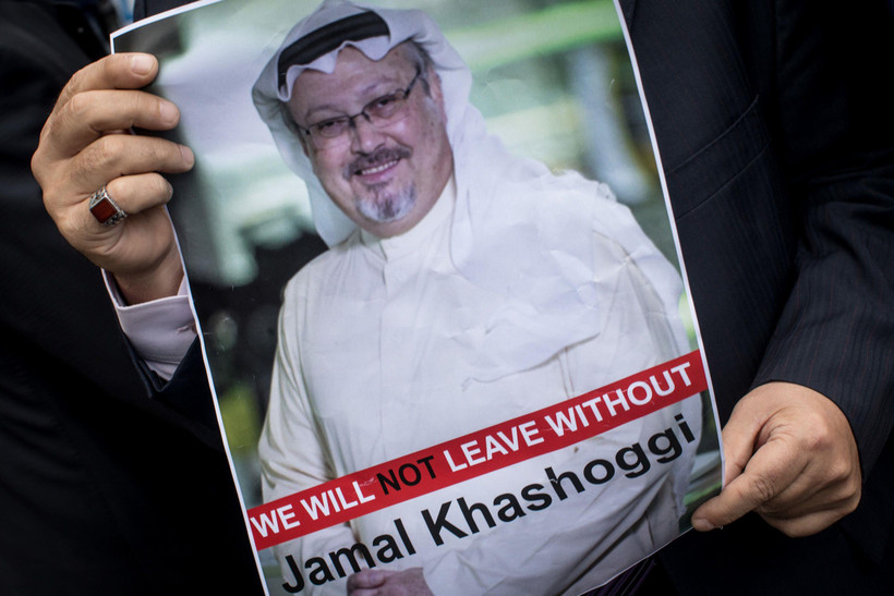 Ảnh nhà báo bị sát hại Khashoggi. (Nguồn: CNBC.com)