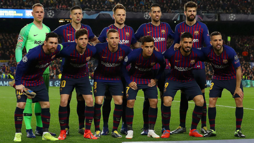 Các cầu thủ Barcelona. (Nguồn: Getty Images)