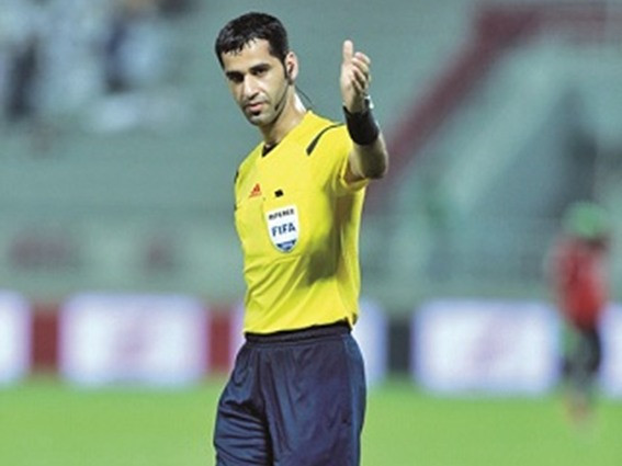 Trọng tài Abdulrahman Al-Jassim điều khiển trận Việt Nam - Iraq. (Nguồn: qfa.qa)